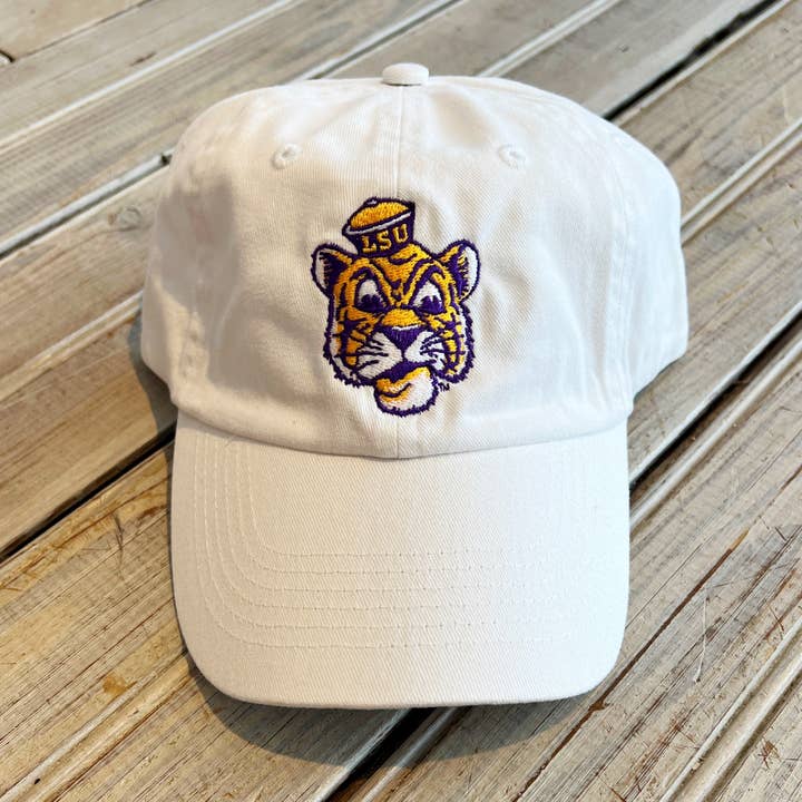 Nolaverse - Wholesale Baseball Cap - Kids - JT x LSU Sailor Mike Youth Hat-white