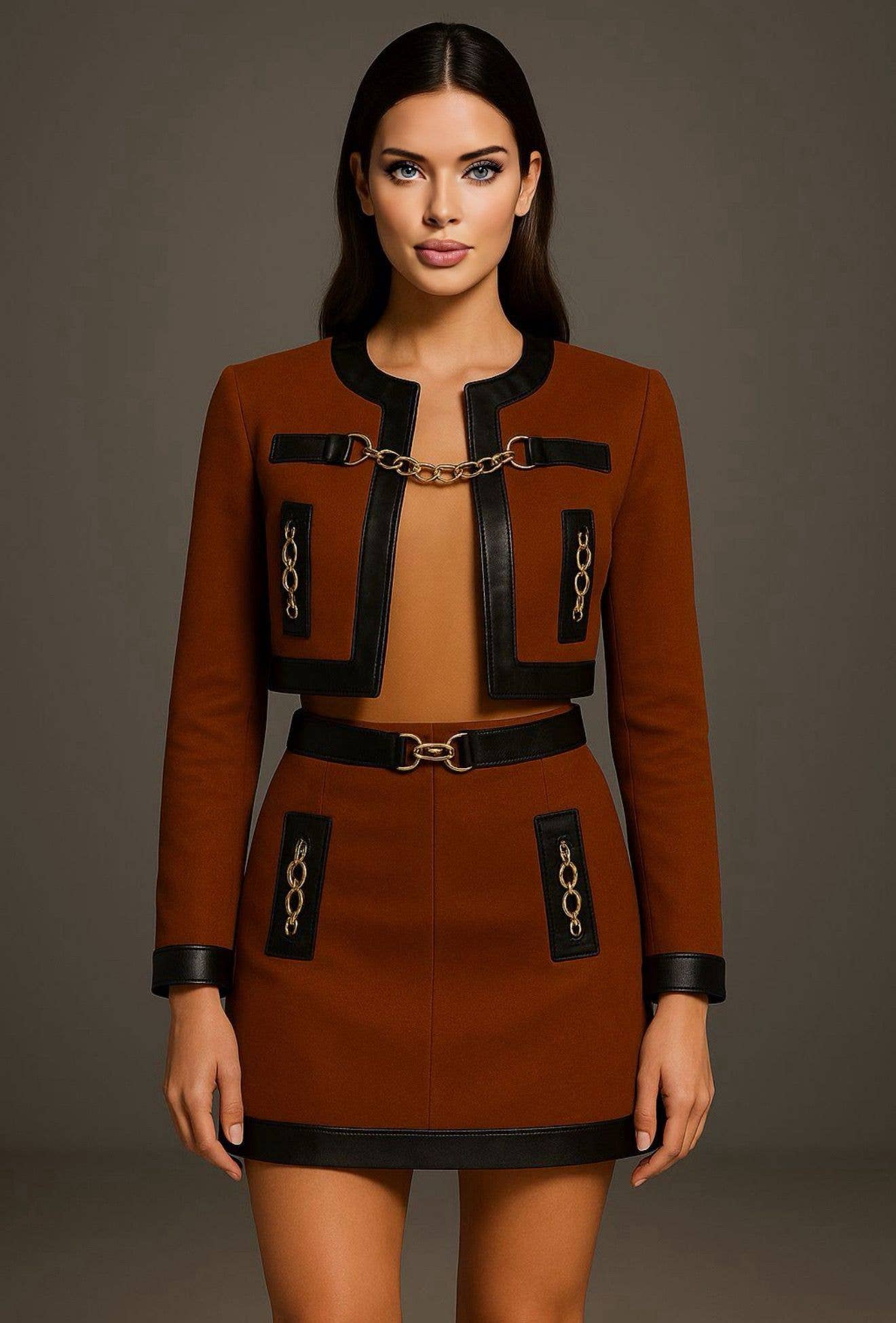 WFFS – wholesale Top & skirt set – Women's – 2 pc jacket and skirt set3