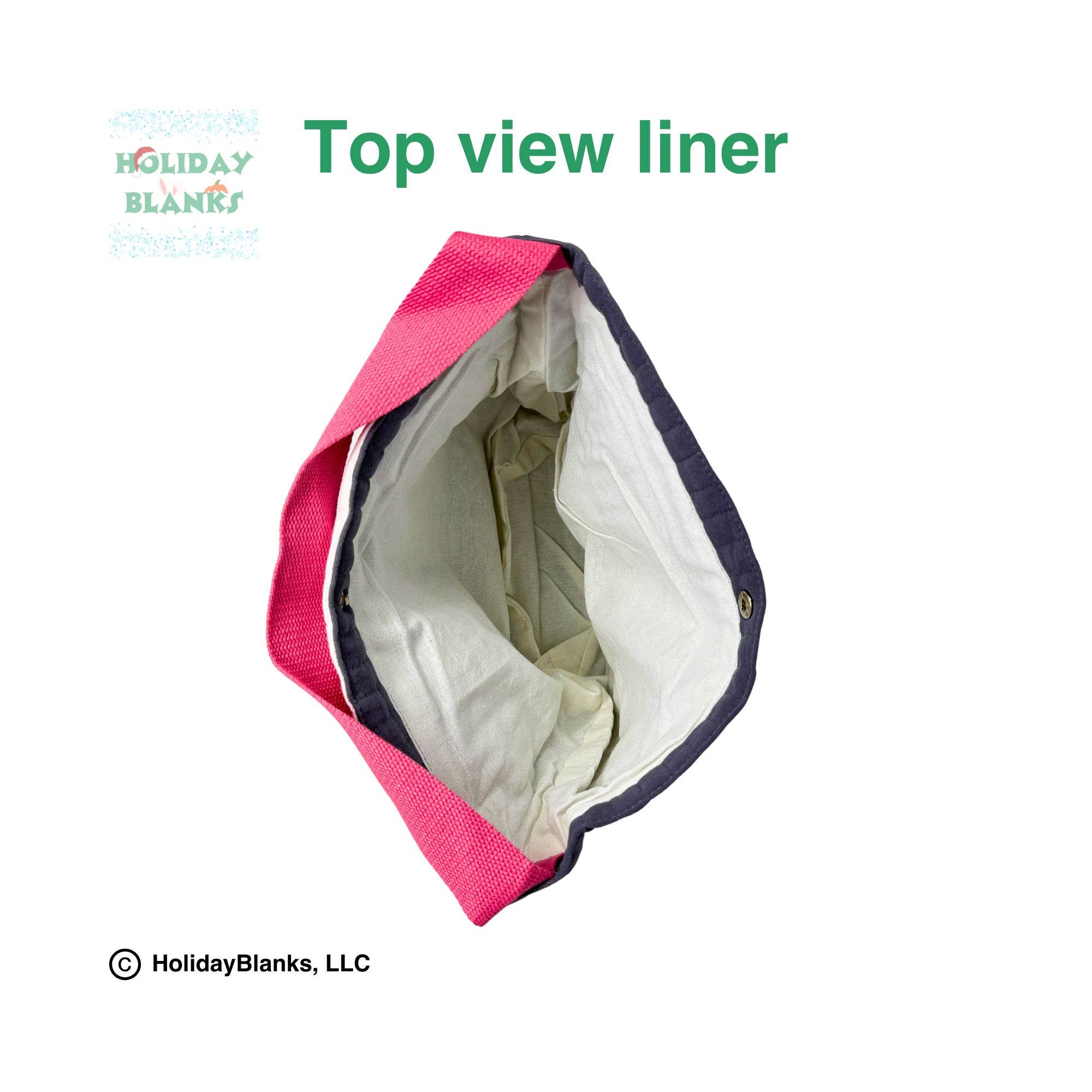 Holiday Blanks - Wholesale Tote Bag - Women's - Snap purse Easter Basket or Book Bag embroidery blank2