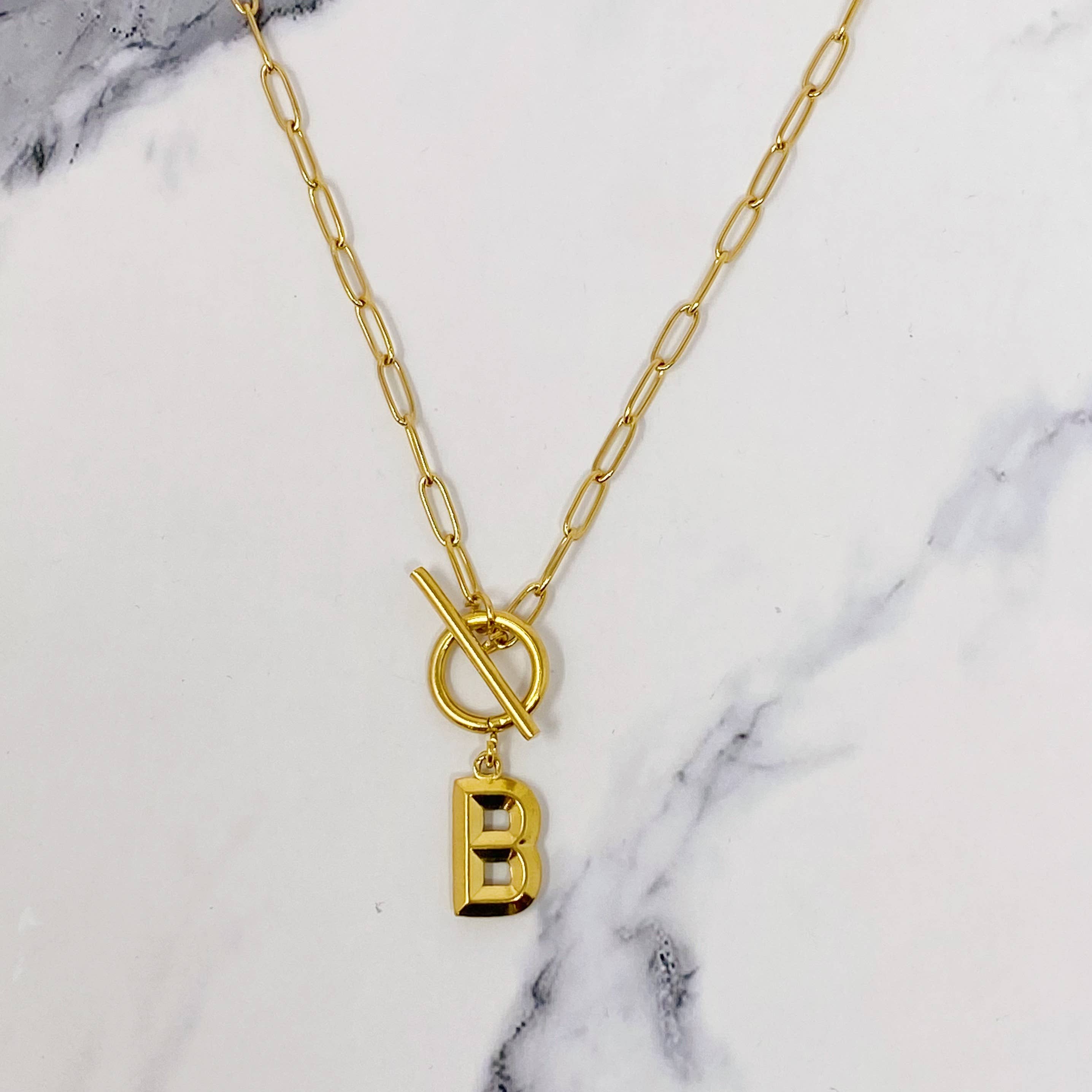 Ellison+Young - Wholesale Pendant/Charm Necklace - Modern Classic Initial Necklace22