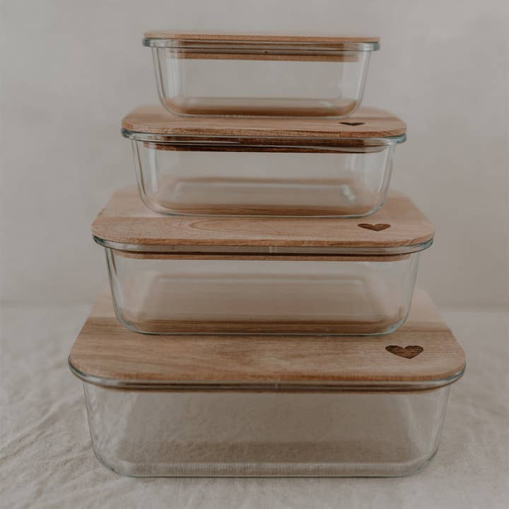 Eulenschnitt - Wholesale Food Storage Container - Heart storage container 16.5 x 22.5 cm (VE = 4 pieces)2