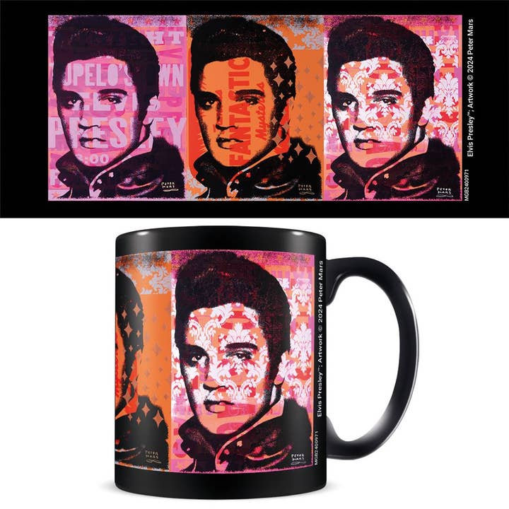 Pyramid International – wholesale Coffee mug – Elvis Presley (Pop Panels) Black Mug