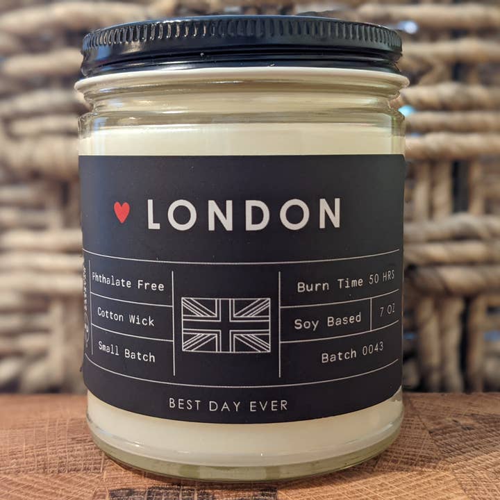 Rambling Caravan - Wholesale Jar/Filled Candle - London, England Candle