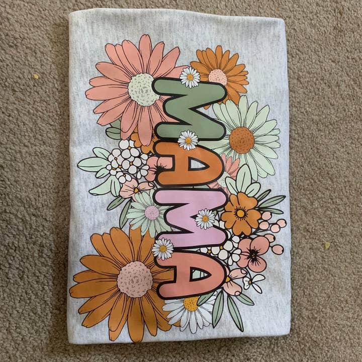 Mama Floral T-shirt for wholesale by LemonsBoutique