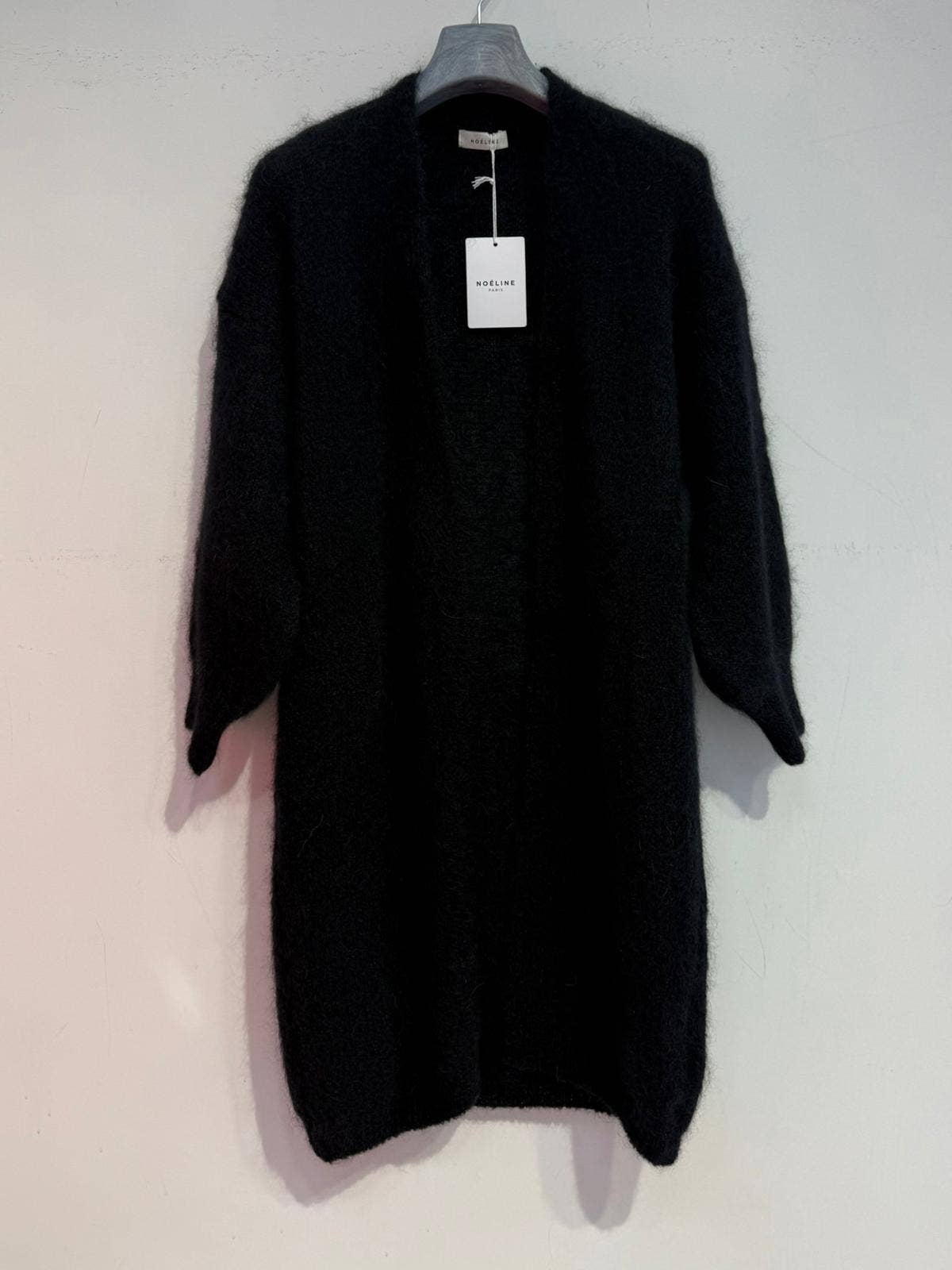 NOELINE – Großhandel Strickjacke – Damen – Lange Weste aus 80% Kid-Mohair 19403