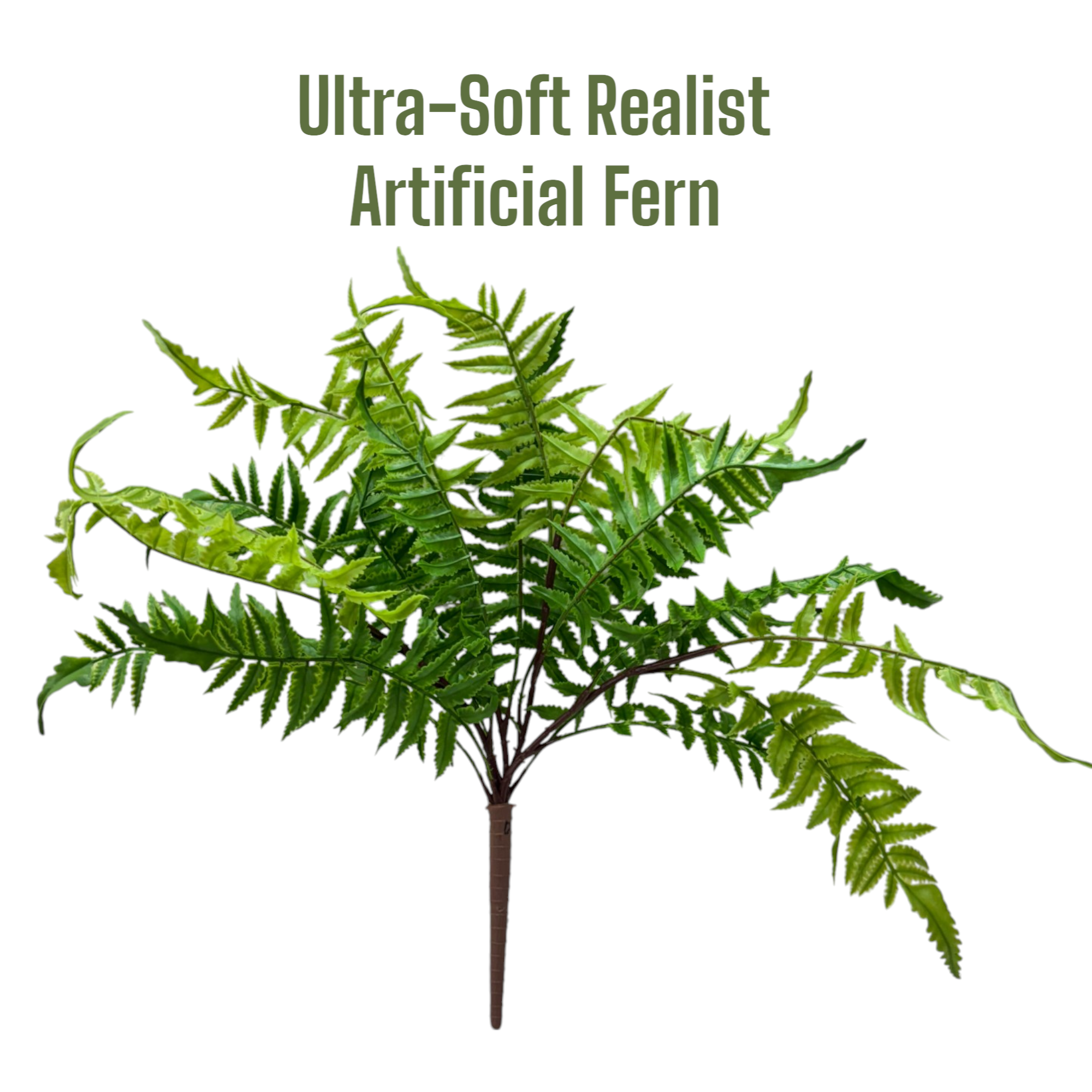 Angel Isabella – Großhandel Kunstpflanzen – Realistisch & Ultra-Weich-Touch-21 Blätter-Künstlicher Farnbusch14