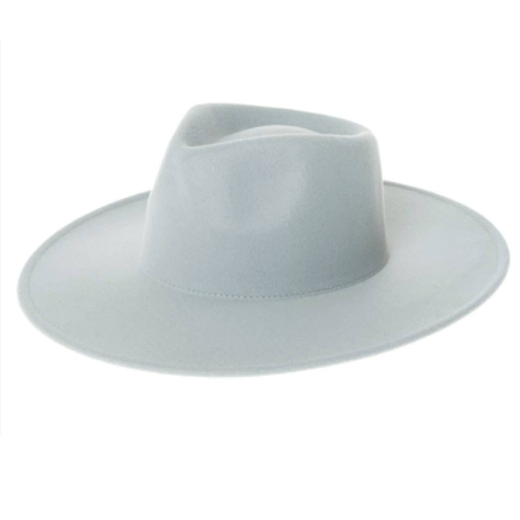 AdornWise – wholesale Fedora - Unisex – Vegan Felt Rancher Fedora Hat with Wide Brim15