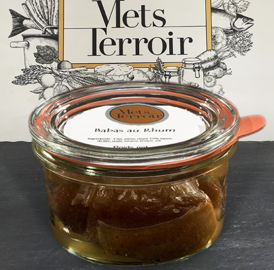 MetsTerroir - Wholesale Preserves - Rum Baba: French Delight in a Jar0