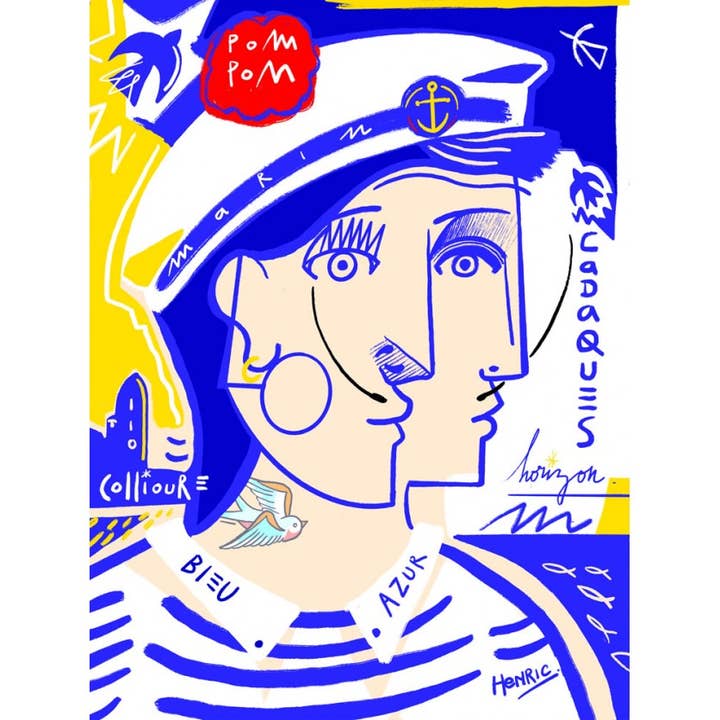 Impressão de Belas Artes - “Pompom” - Jean-Philippe Henric por atacado de Atelier Contemporain