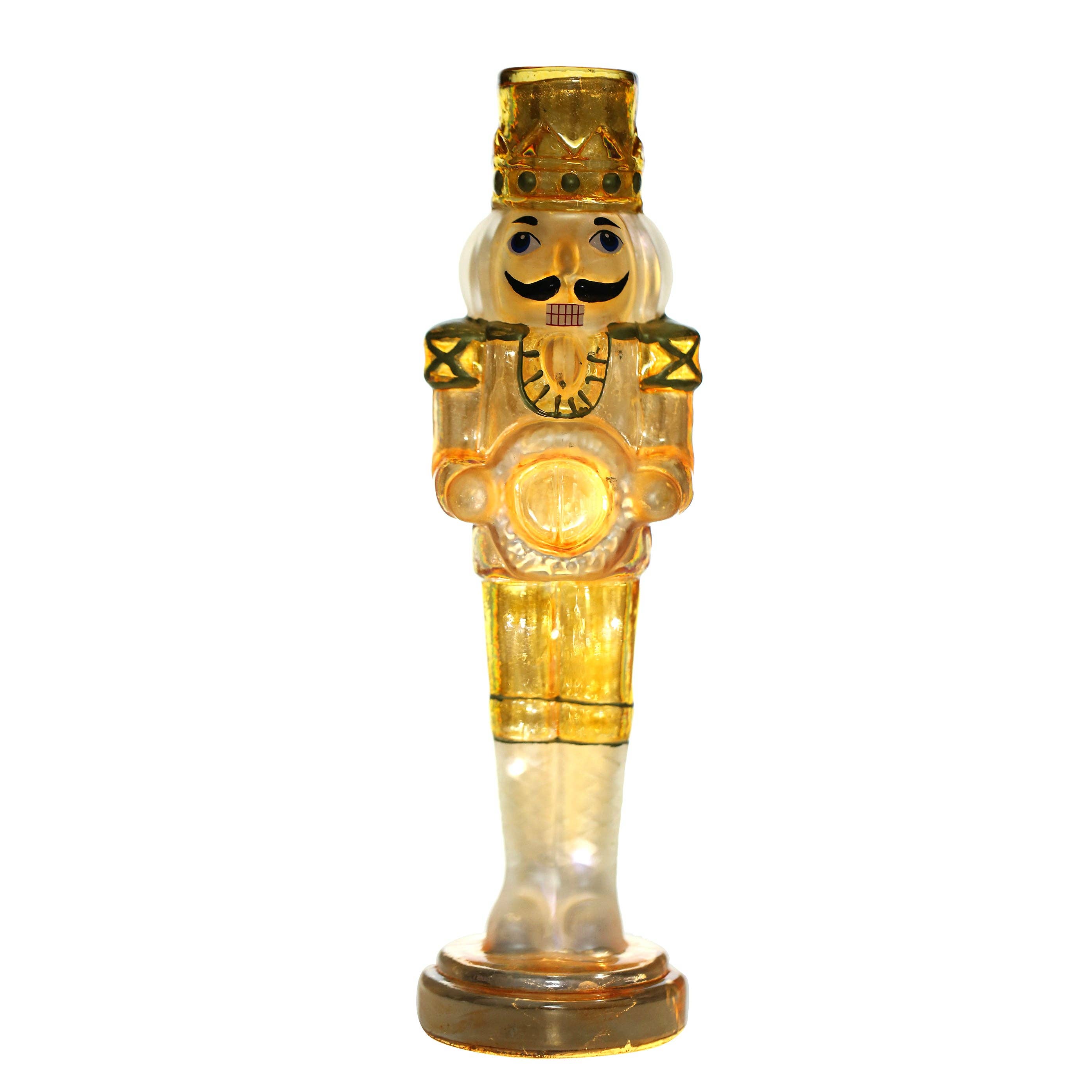 SINT - Wholesale Holiday Nutcracker - SINT Color Glass Lightup Nutcrackers Figurine Ornaments for 27