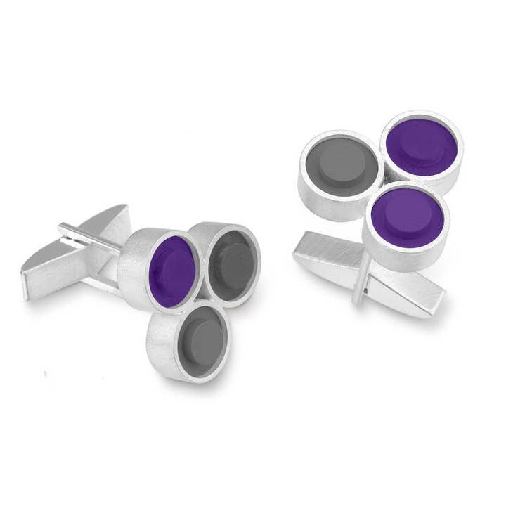 Trio Dot Stud manchetknapper for engroshandel hos JacQueline Sanchez Jewelry