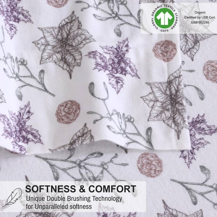 Ruvanti - Wholesale Sheet Set - RUVANTI Organic Flannel Sheets For All Seasons - Breathable & Super Soft - 4 Pcs by Ruvanti22