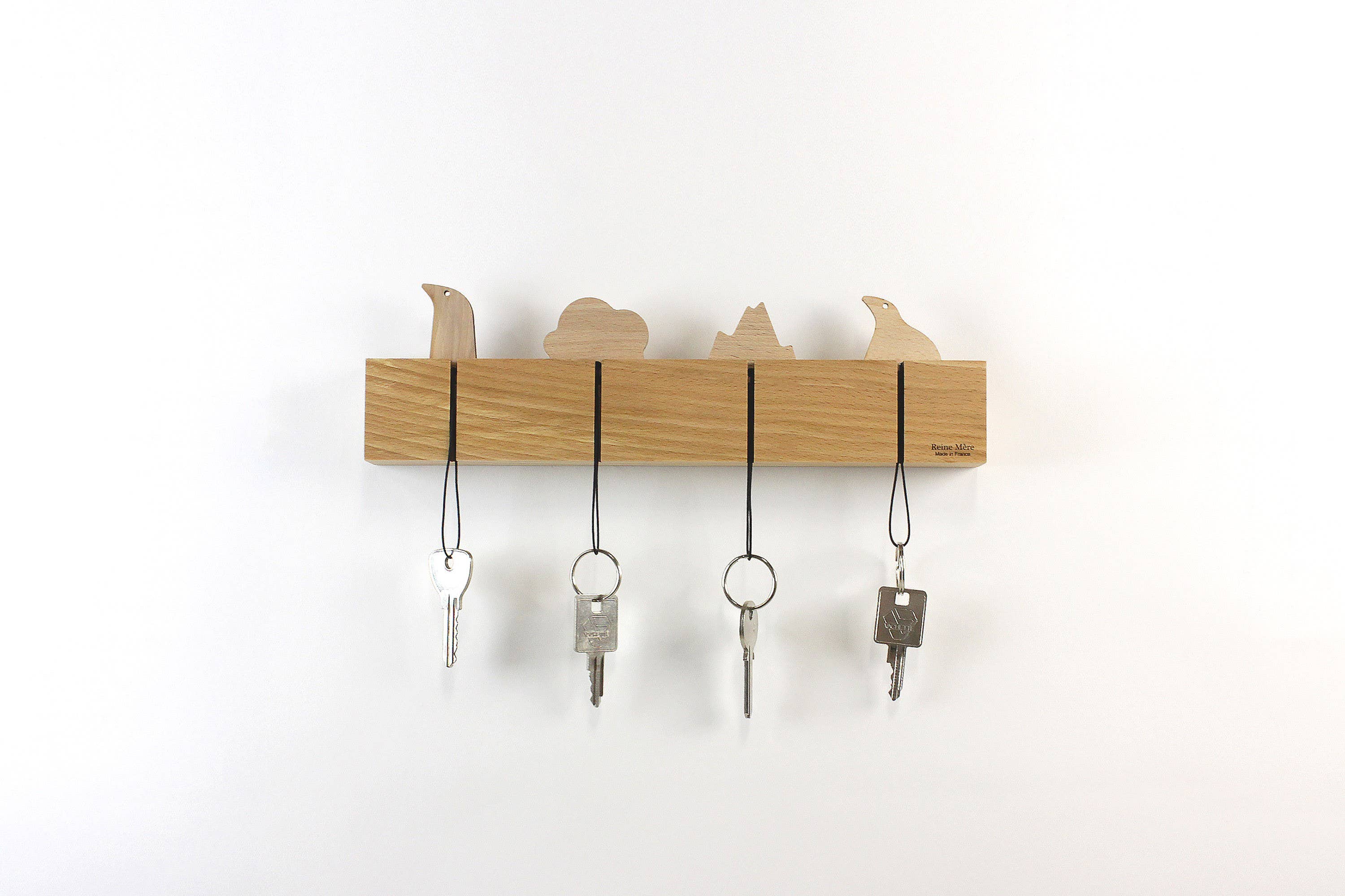 Reine Mère - Wholesale Wall Hook - Wooden wall keychain - Landscape (made in France)