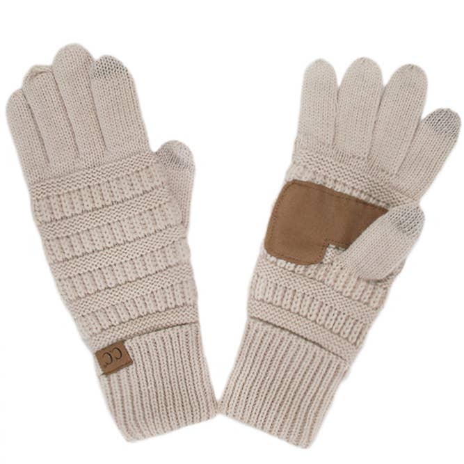 Hana - Wholesale Gloves - Women's - C.C Knitted Touch Screen Compatible Gloves