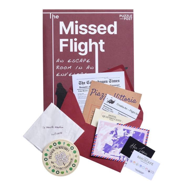 Puzzle Post Games – wholesale Board game – Personalisable | Puzzle Game | Board game |The Missed Flight2