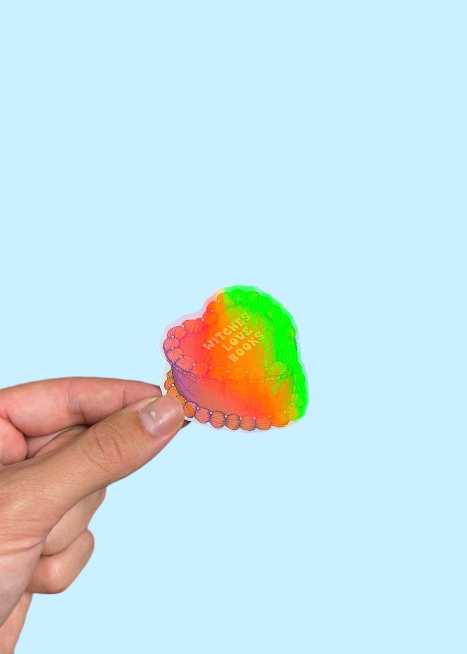 A Tub of Prints - Wholesale Sticker - Witches Love Books Cake Sticker 1