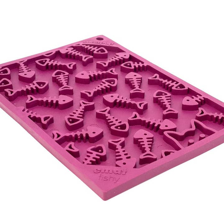 SodaPup Dog Toys - Wholesale Pet Food Mat - Dog - Fishy Design eMat Enrichment Lick Mat - small8