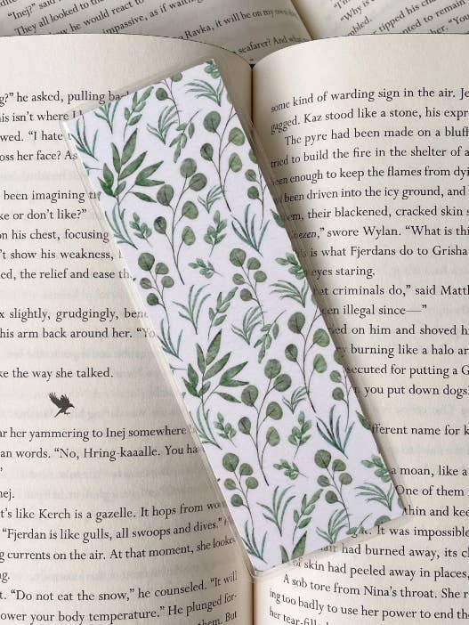 Marcador de Eucalipto em Aquarela Laminada por atacado de Steeped in Words