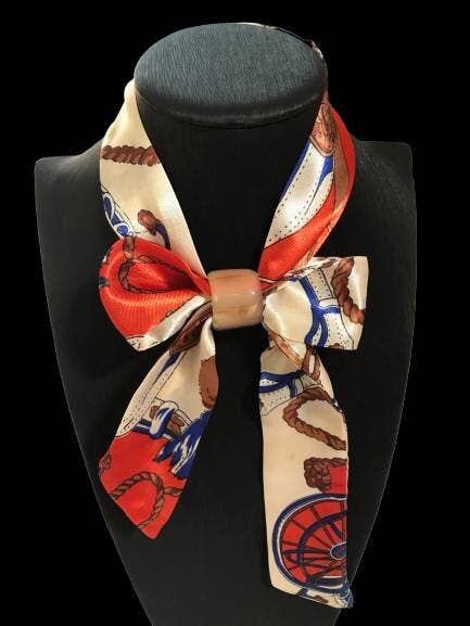 Hala Design - Wholesale Scarf Clip - Women's - Buffalo Horn Tube Scarf Ring for Sill Scarf5