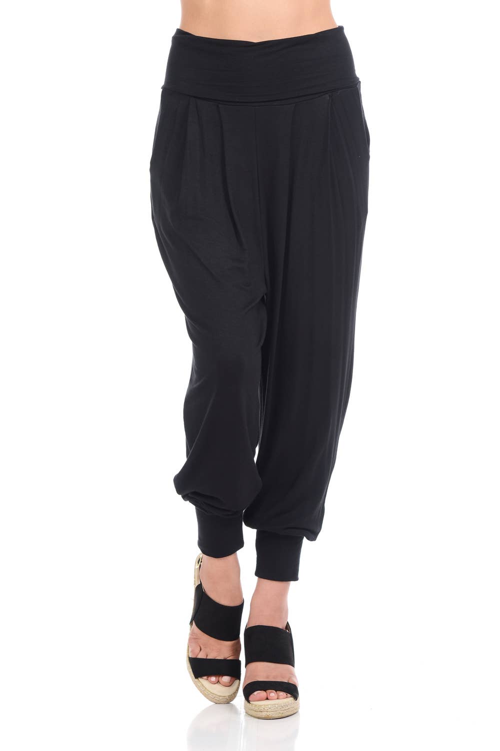 Allium - Wholesale Pants - Women's - Banded Waist Harem Joggers9