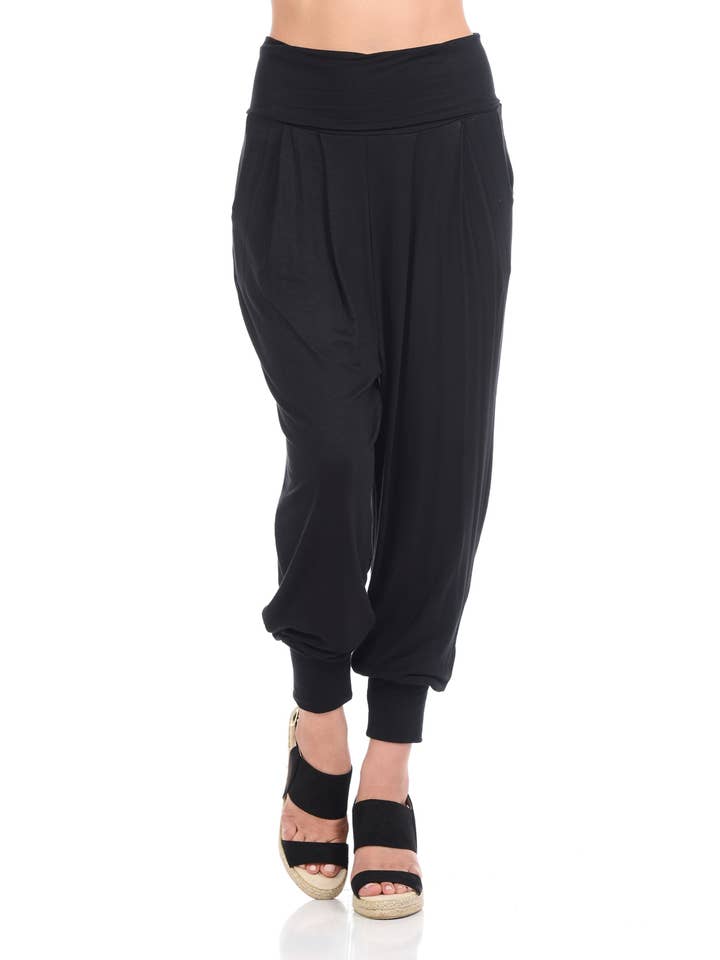 Allium - Wholesale Pants - Women's - Banded Waist Harem Joggers9
