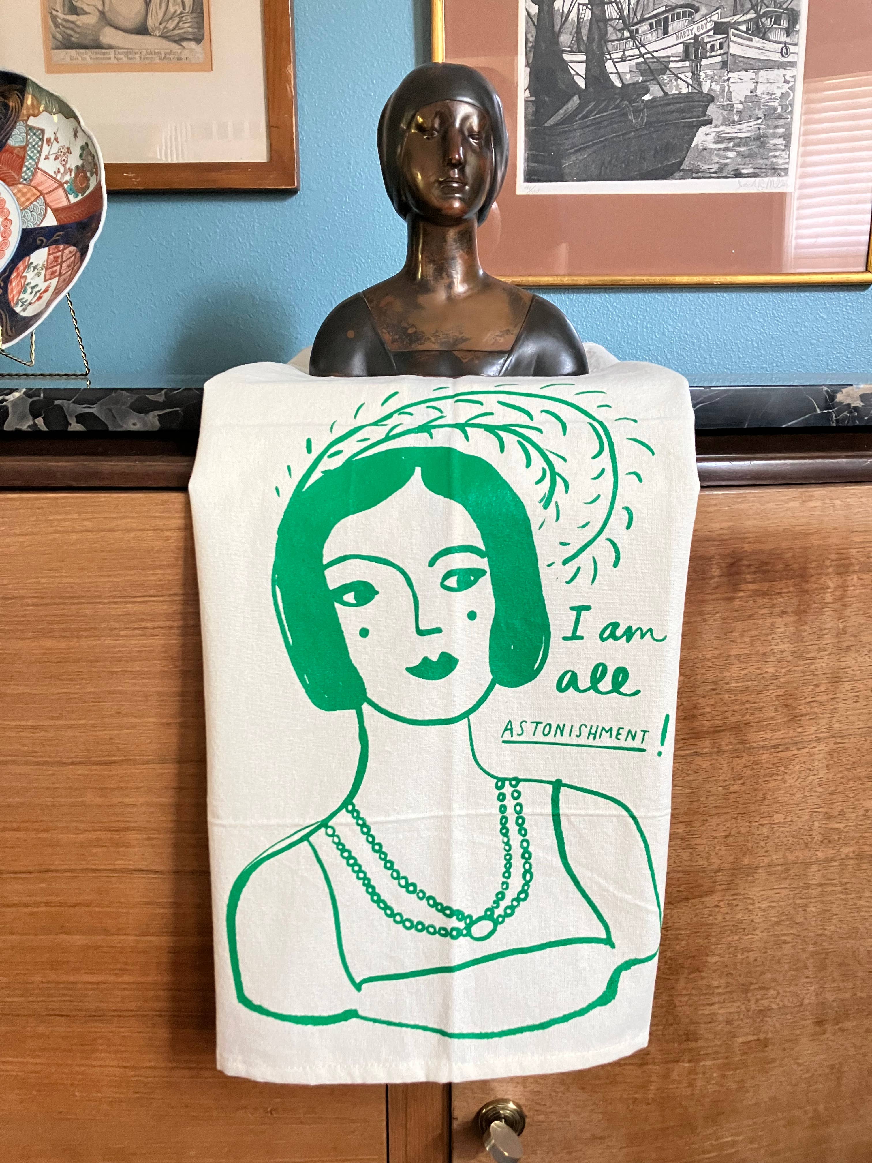 Colleen Harrington Studio - Wholesale Tea Towel - 100% Cotton Tea Towel - Jane Austen I Am All Astonishment12