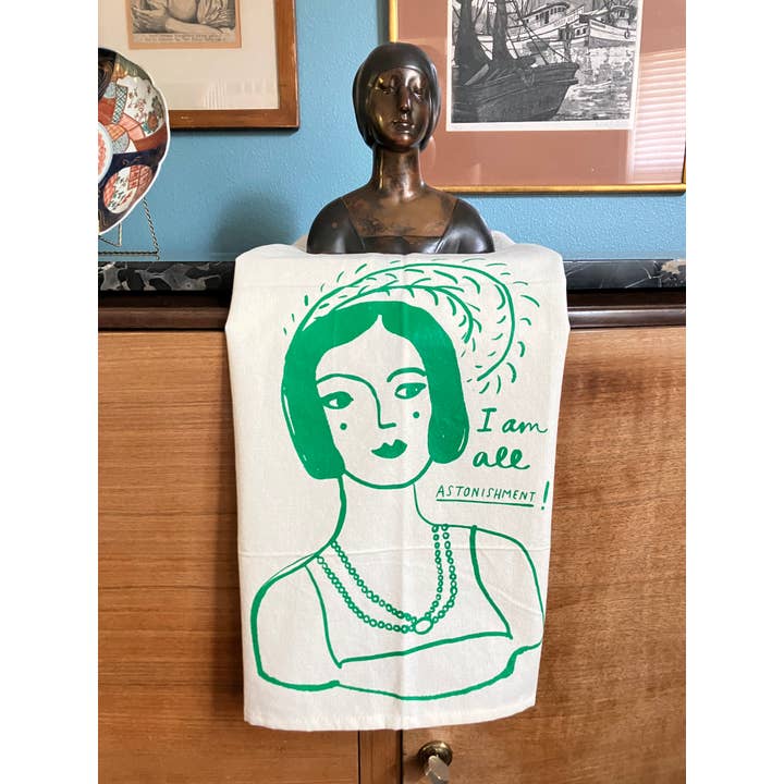 Colleen Harrington Studio - Wholesale Tea Towel - 100% Cotton Tea Towel - Jane Austen I Am All Astonishment12