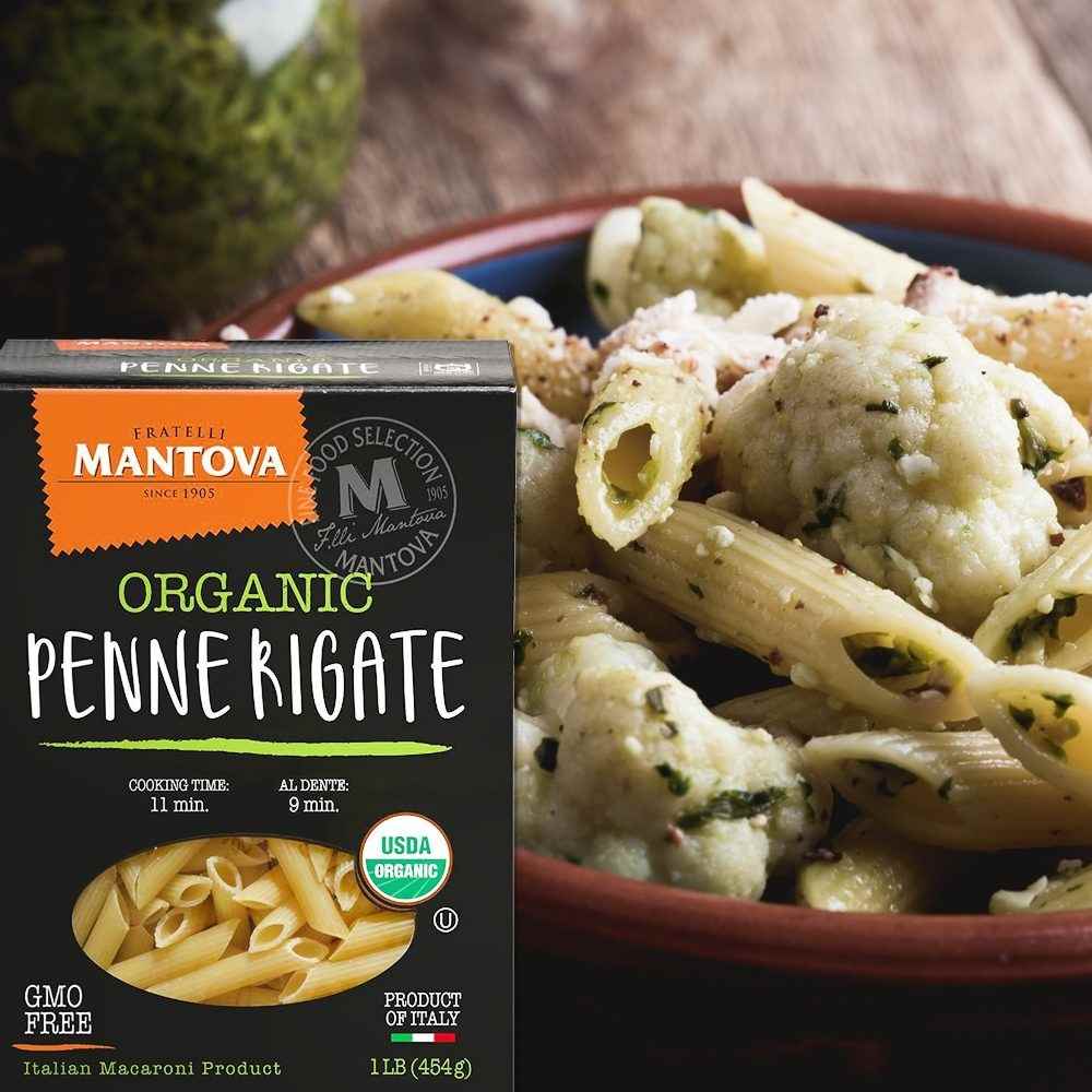 Fine Italian Food - Wholesale Pasta - Mantova Organic Penne Rigate Pasta, 1 lb.1