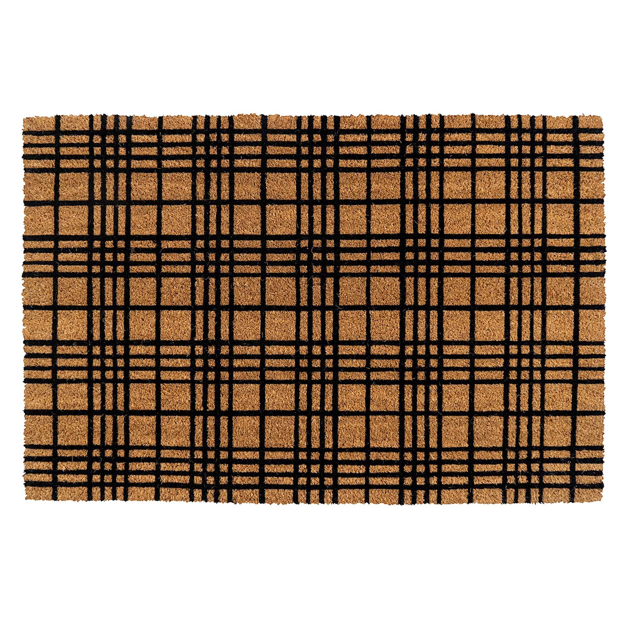 Entryways - Wholesale Door Mat - Fine Plaid Coir Doormat4