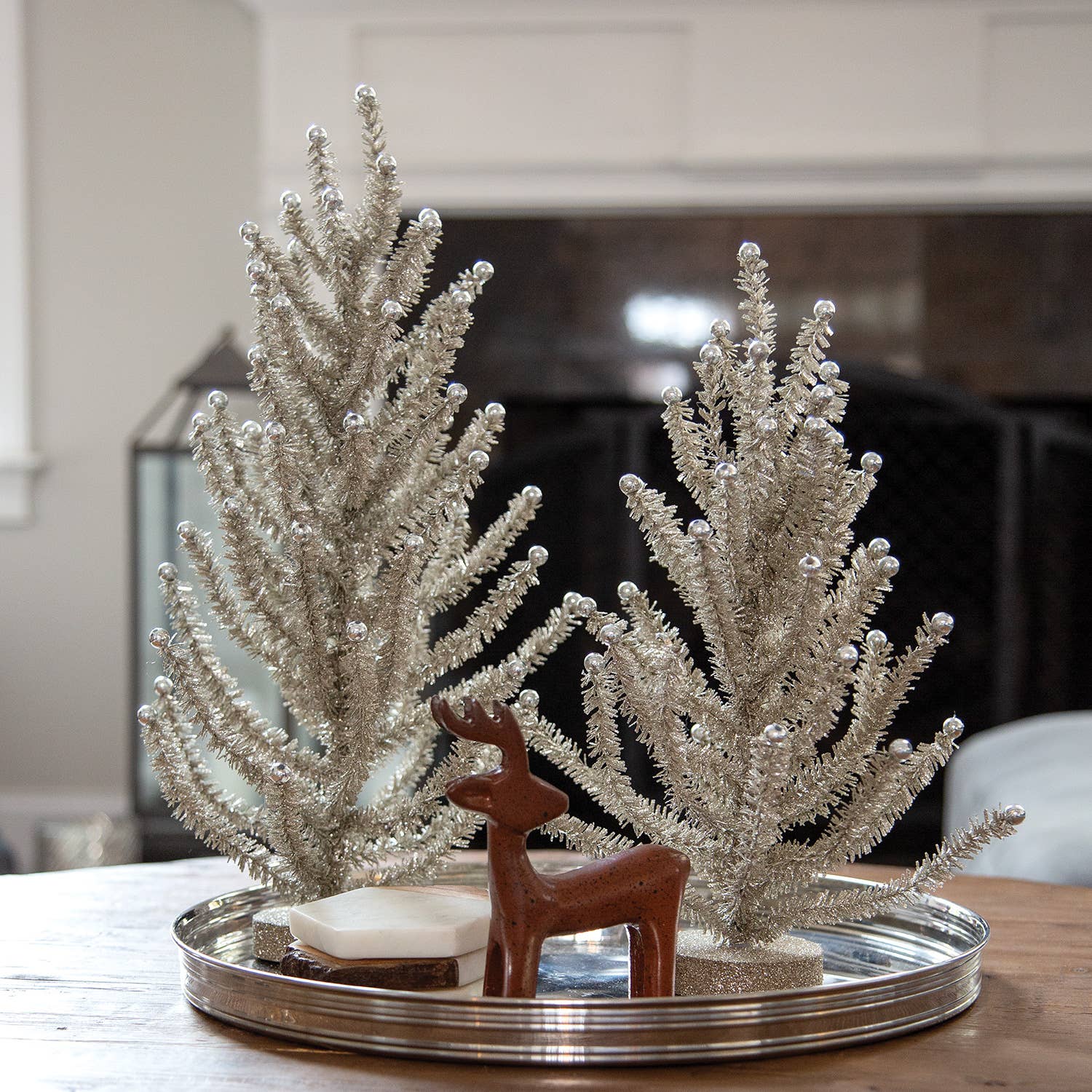 Saybrook Lane - Wholesale Christmas Decoration - Gleaming Celebration Tinsel Tree, 18"2