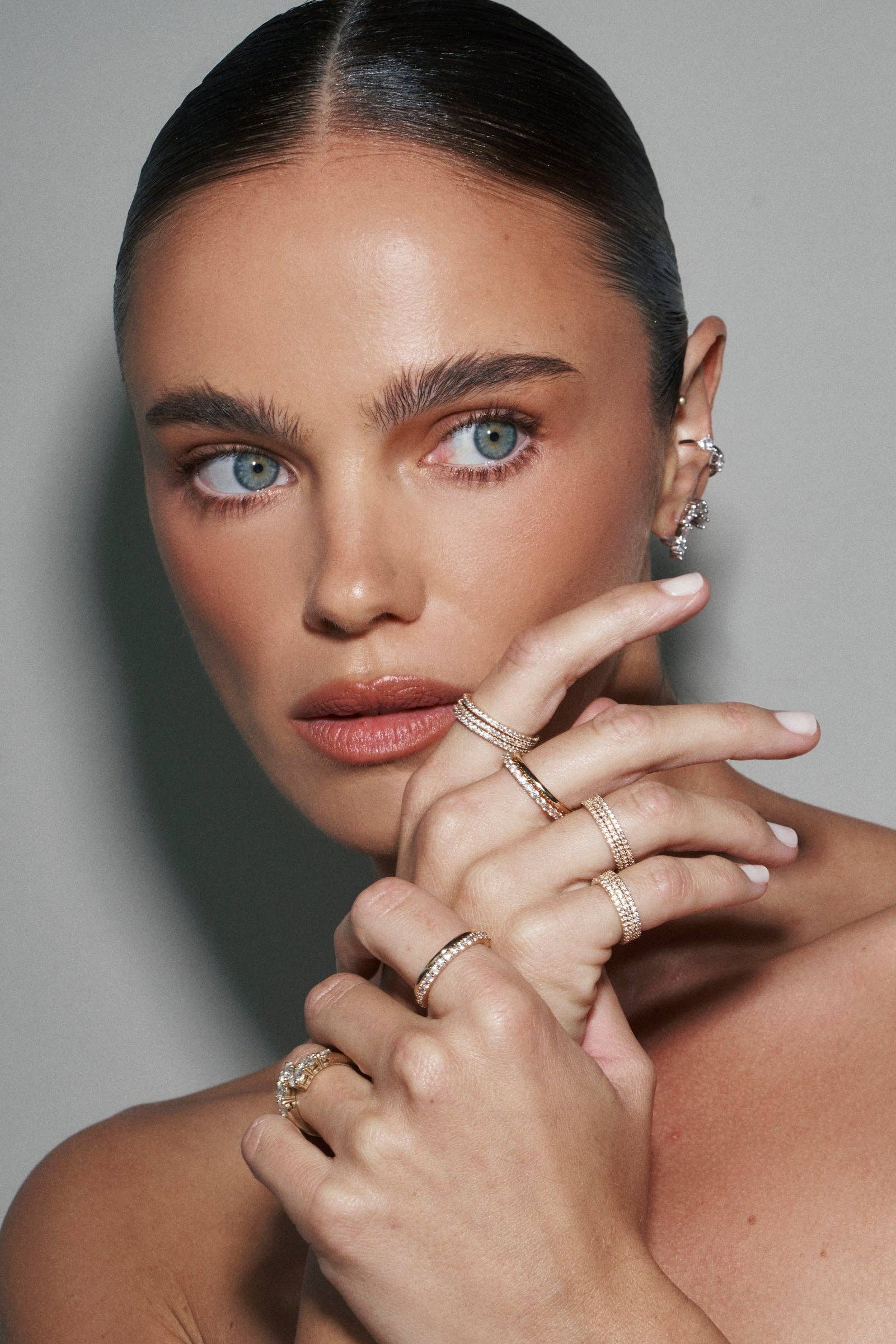 Lili Claspe - Wholesale Multi-Stone Ring - Carmen Stacks1