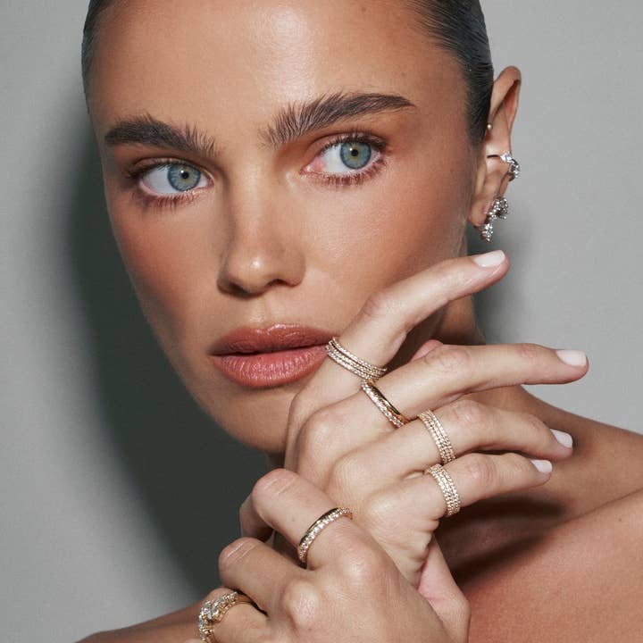 Lili Claspe - Wholesale Multi-Stone Ring - Carmen Stacks1