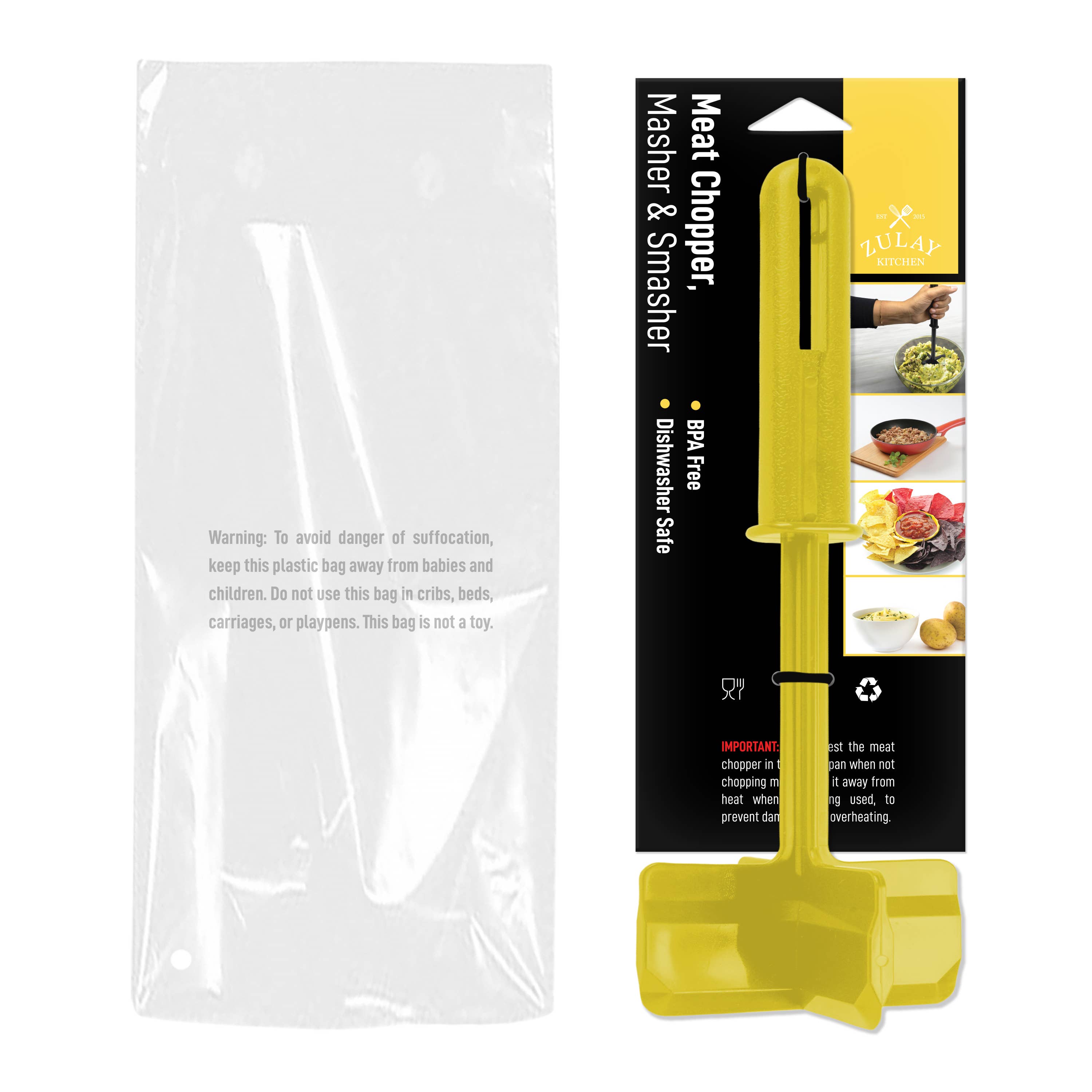 Zulay Kitchen - Wholesale Kitchen Tool/Gadget - Meat Chopper For Ground Beef And Ground Beef Smasher18