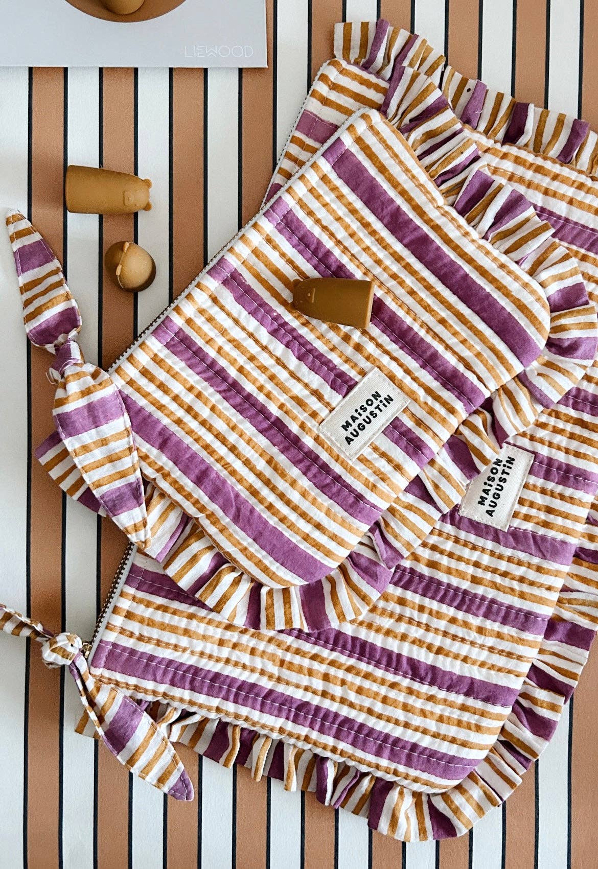 Maison Augustin - Wholesale Handtasje - Dames - Kleine Tas Stripe Zon1
