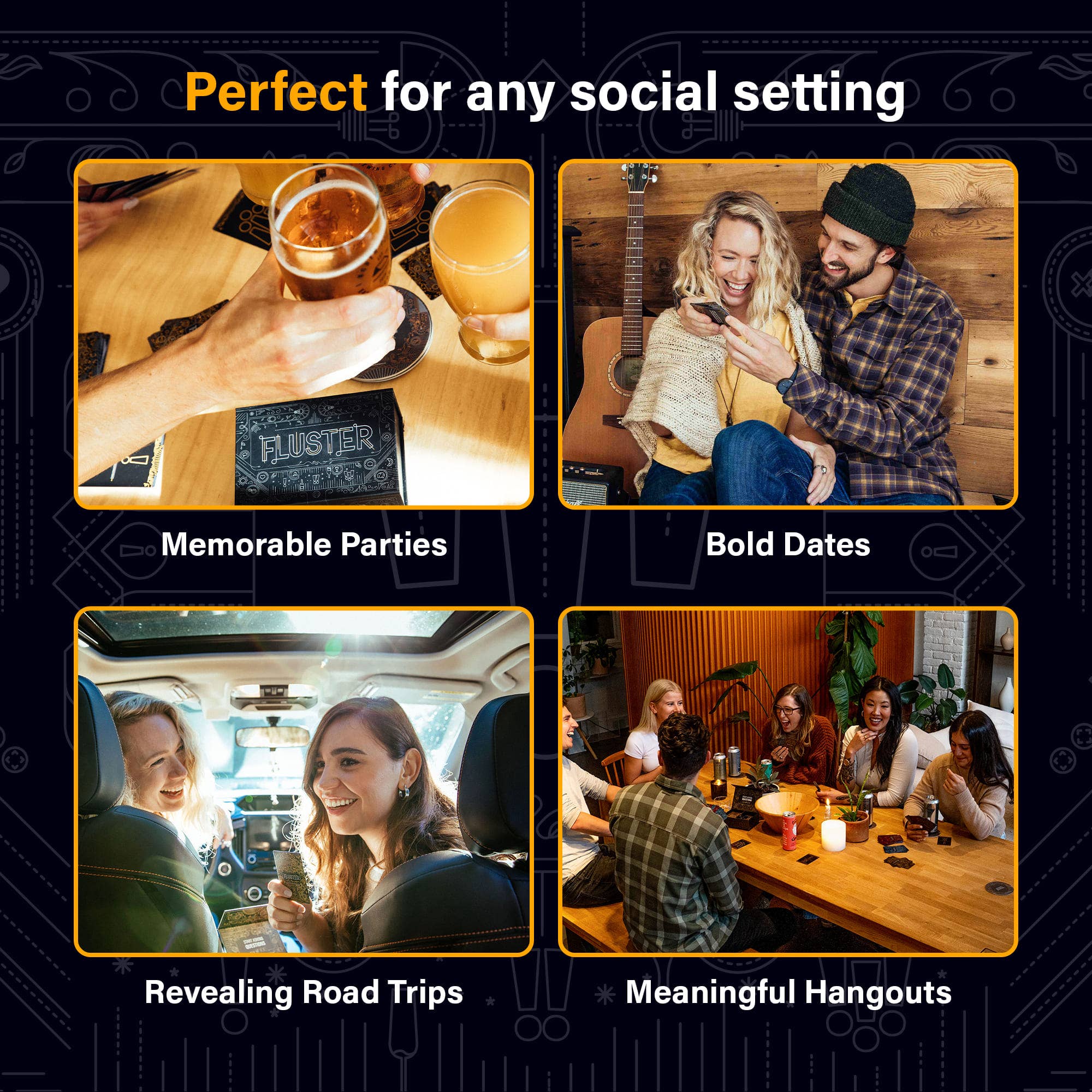 Fluster Creations - Wholesale Card Game - FLUSTER: Conversation Card Game for Deeper Connections11