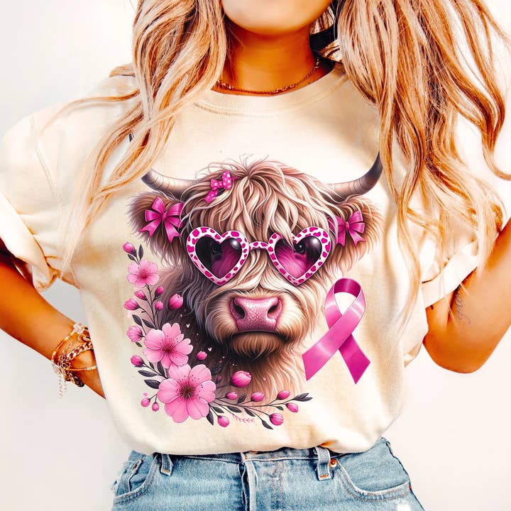 Pink Cow for wholesale by Rebel Charm Central Transfers