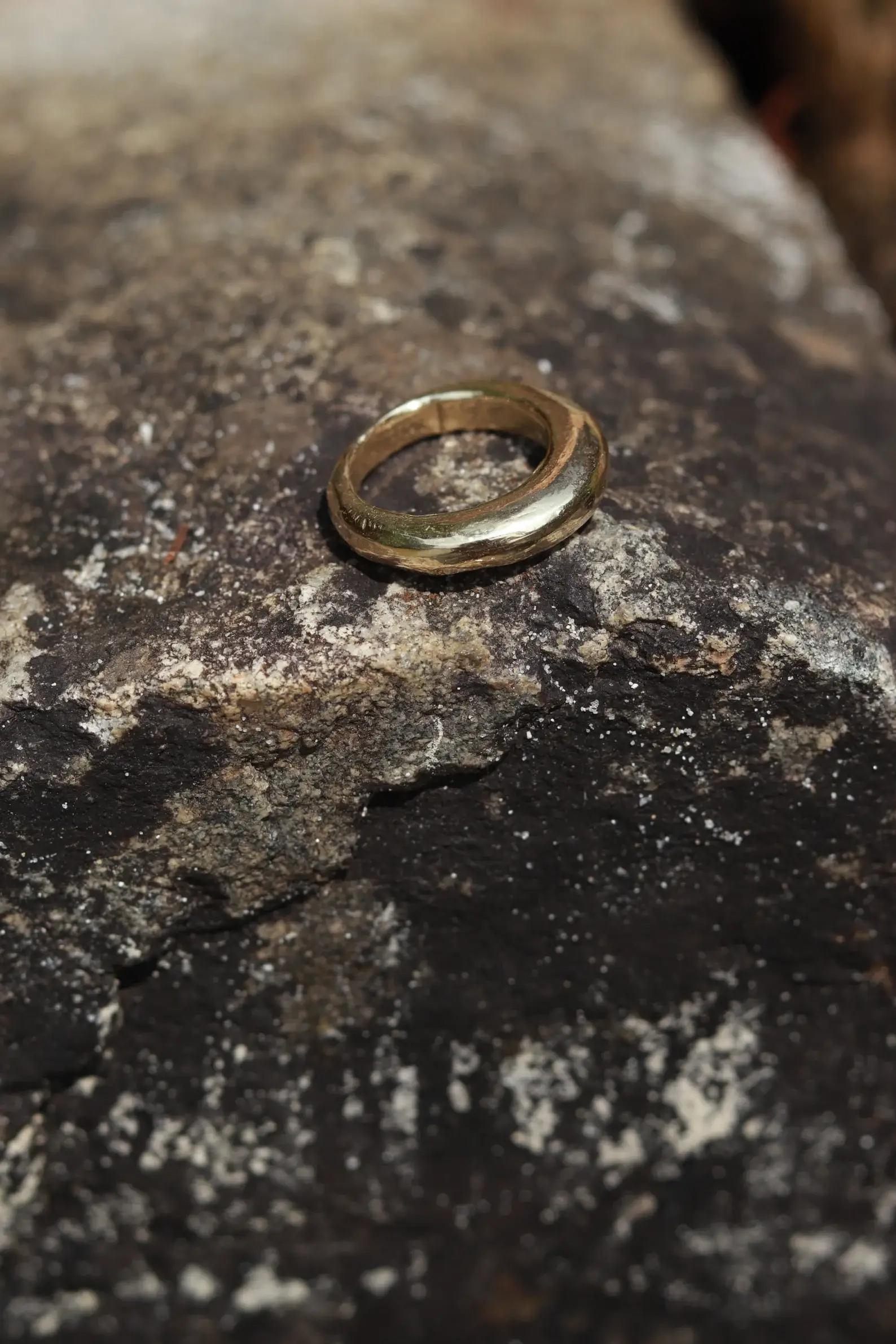 Goldie Jewelry - Wholesale Band/Stacked Ring - FEMME Ring - Bronze Sculpted Ring 7