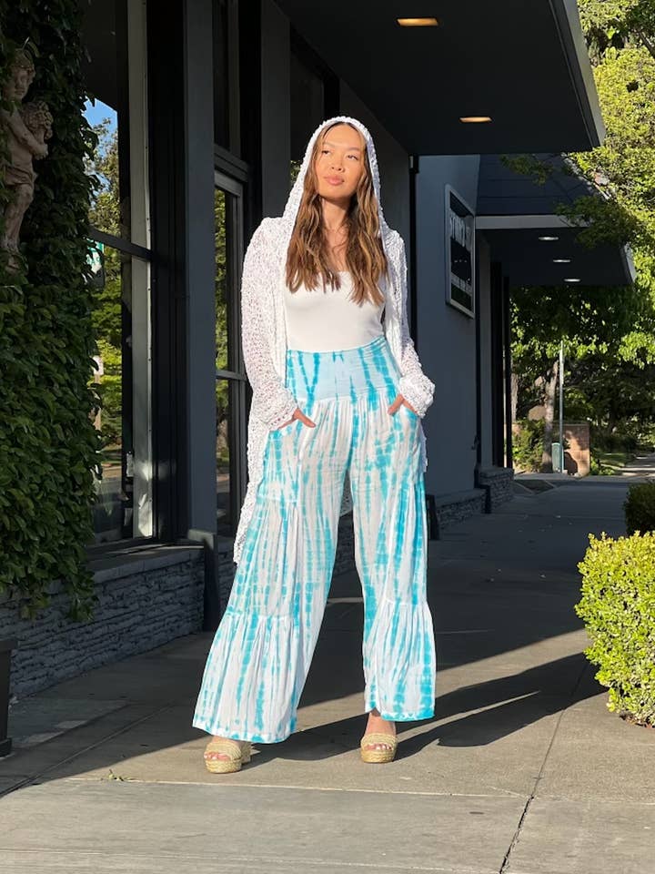 Long Hooded Sweater for wholesale by Lani Lau Hawaii