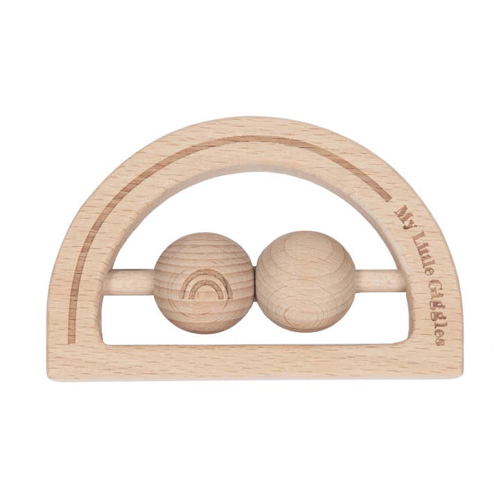 Hochet de dentition arc-en-ciel pour la vente par My Little Giggles