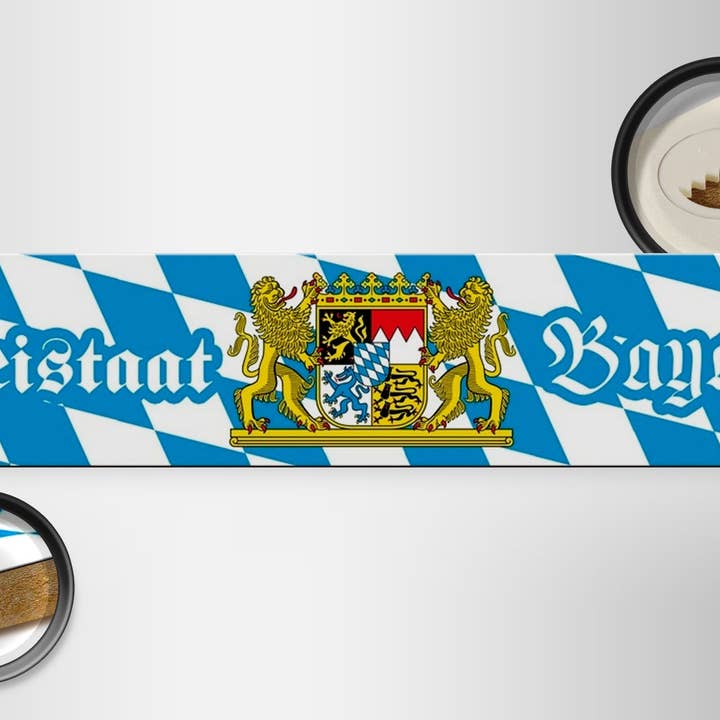 Femer - Wholesale Sign - Bavarian wooden sign 46x10cm Freistaat Bayern1