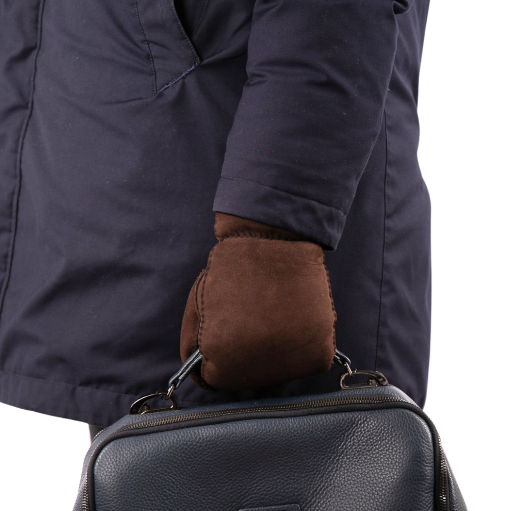 Hand Gewand HG GmbH – Luvas - Unissexo por atacado – adam - luva clássica em pele de ovelha merino10