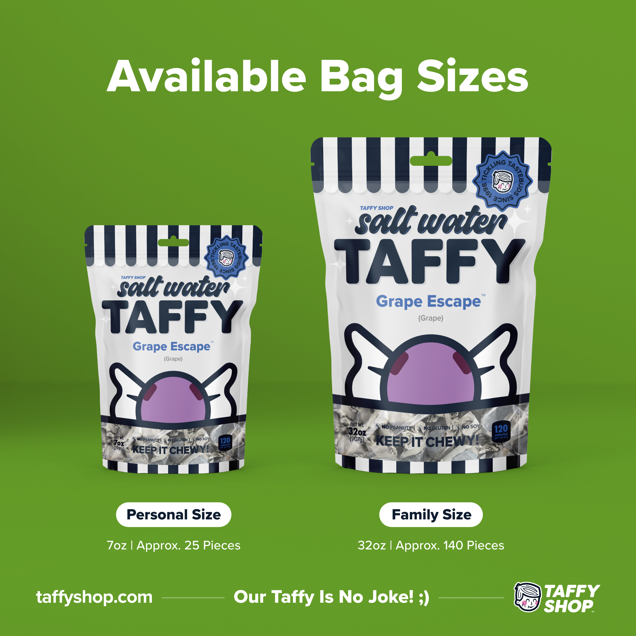 Taffy Shop - Wholesale Taffy - Grape Escape™ Taffy (Grape)8