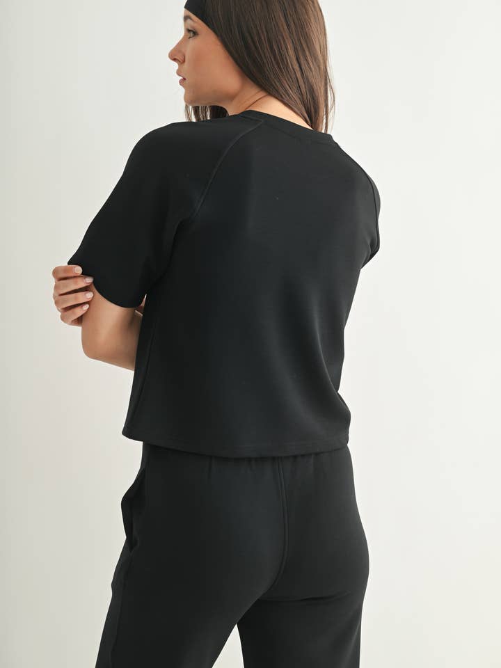 Mono B - Wholesale T-Shirt - Women's - Laguna Soft Drape Raglan Tee