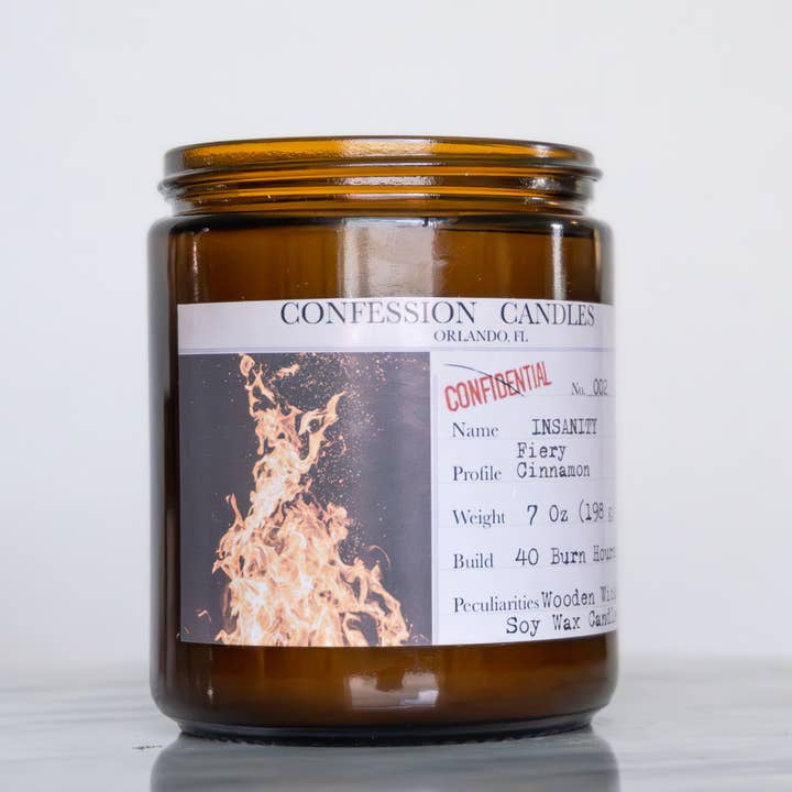 Tarro de vela Insanity para venta al por mayor de Confession Candles
