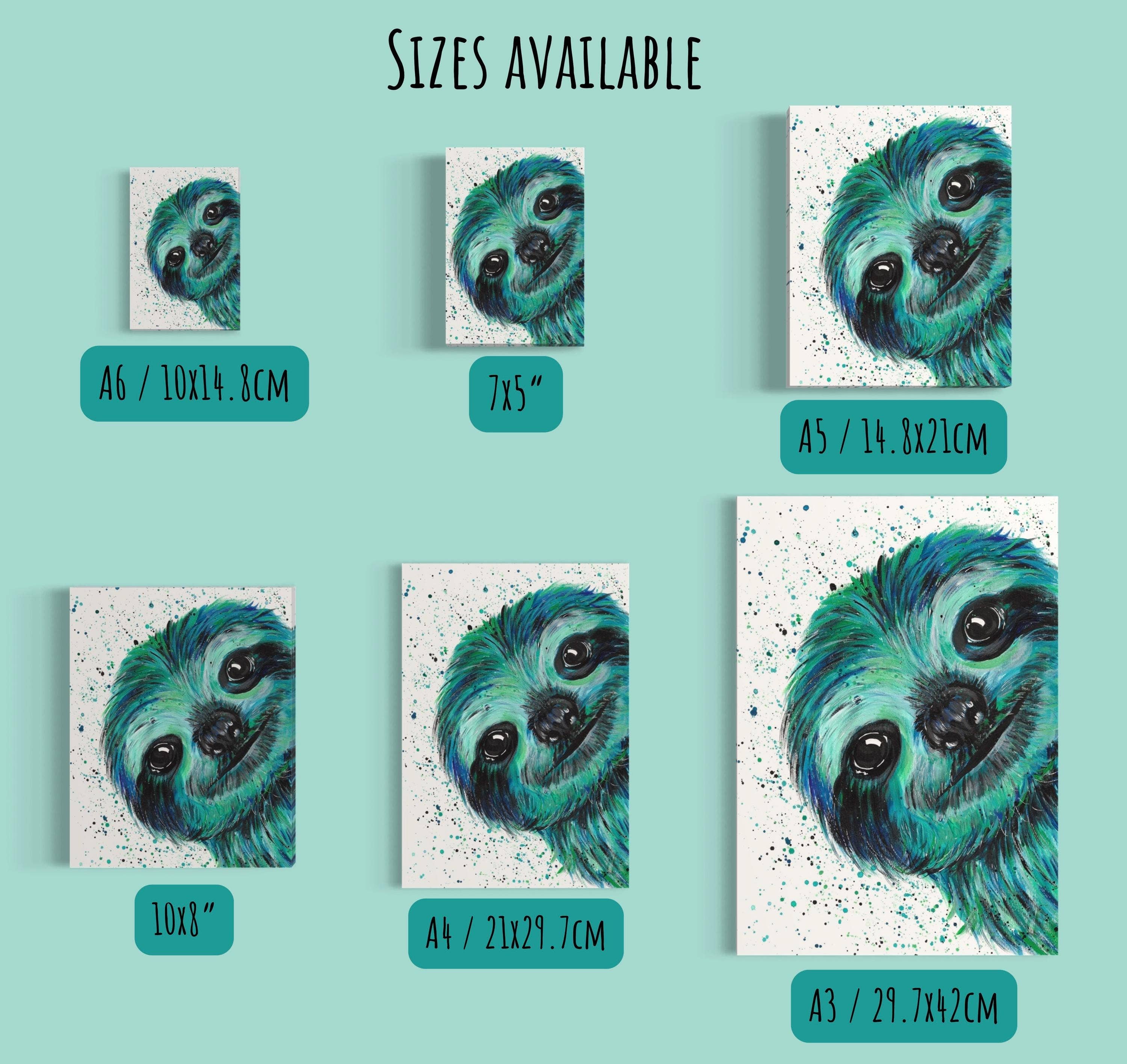 Emma LC Art – wholesale Art print – Canadian Moose Art Print, Colourful Wildlife Art8