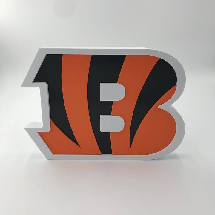 Letrero personalizado de los Cincinatti Bengals, hecho por ventilador para venta al por mayor de Charles Prints