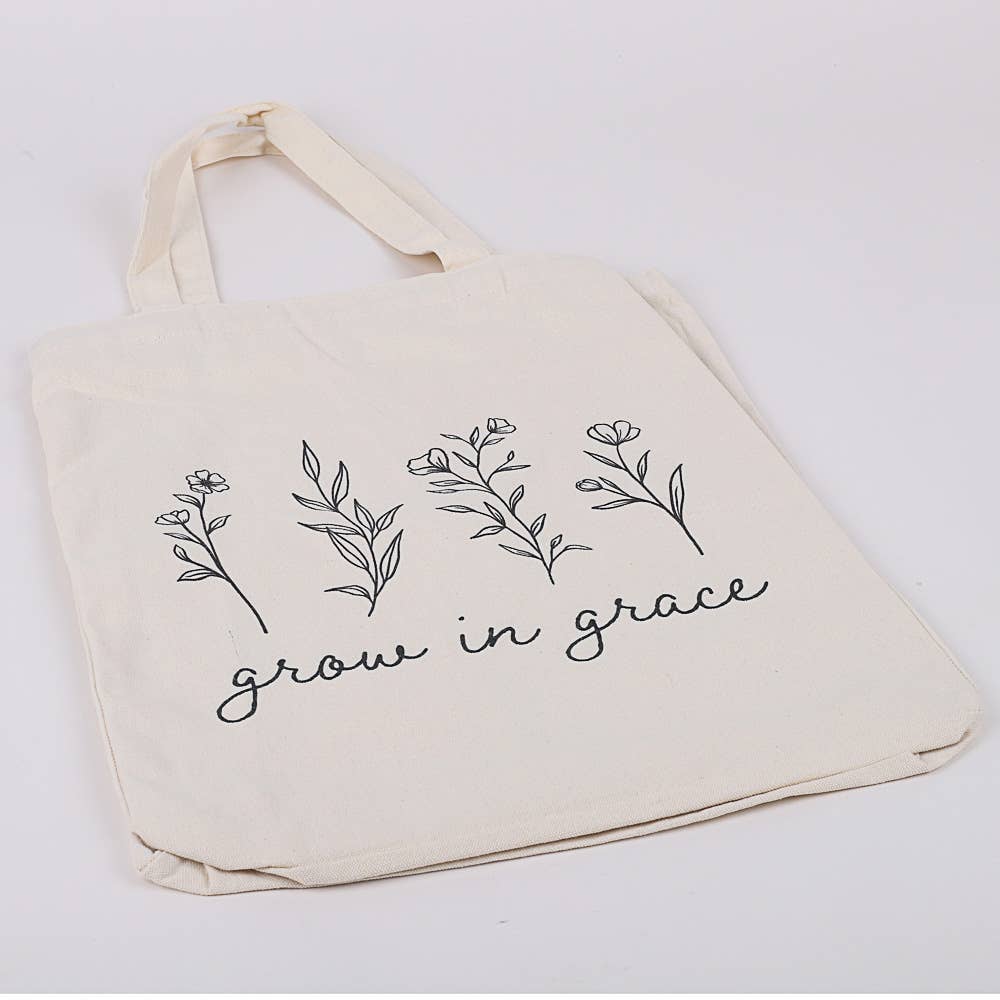 Swanson Christian Products - Vente Tote bag – femme - Totebag en coton "Grandir en grâce"2