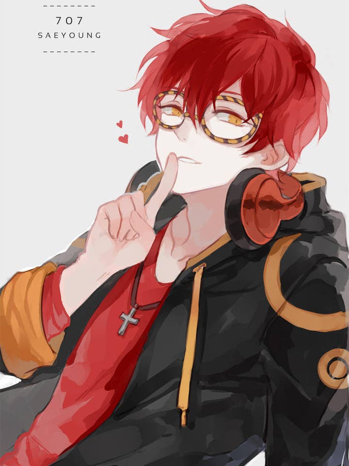 707 (Mystic Messenger) 11"x17" plakatprint for engroshandel hos HideawayMelon