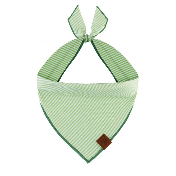 Pretty posh pups - Wholesale Pet Bandana - Dog - Green Candy Stripe Dog Bandana