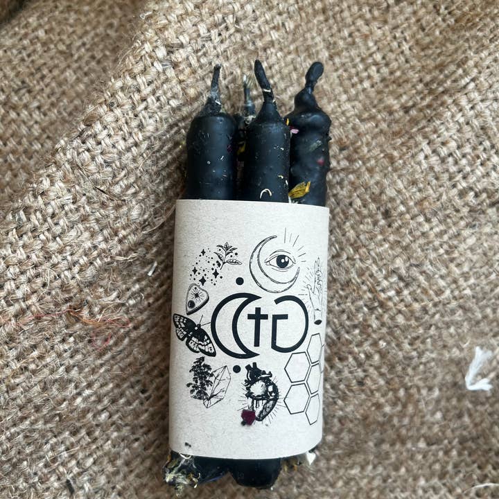 The Chaotic Good (previously The Great Cosmic Trust) - Wholesale Tapered Candle/Candlestick - black ritual candles